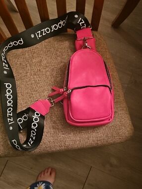 paparazzi Bright Pink Crossbody Sling Bag